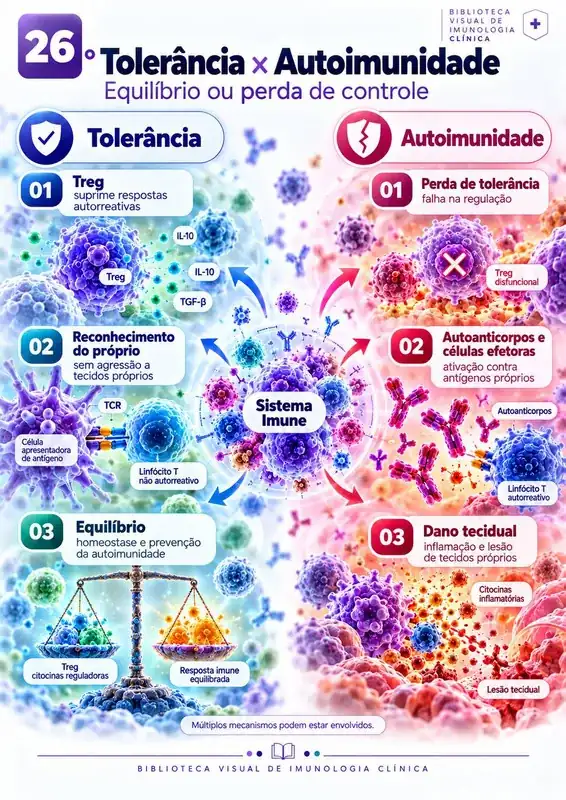 Tolerância × Autoimunidade